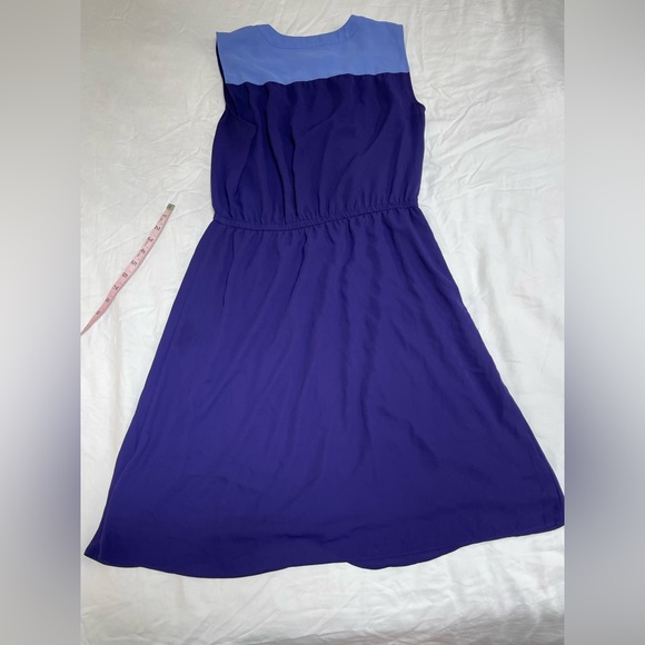 Ann Taylor LOFT // Medium // Royal Purple Sleeveless Dress - Picture 3 of 12